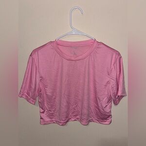 Dri-Fit Pink Cropped Tee